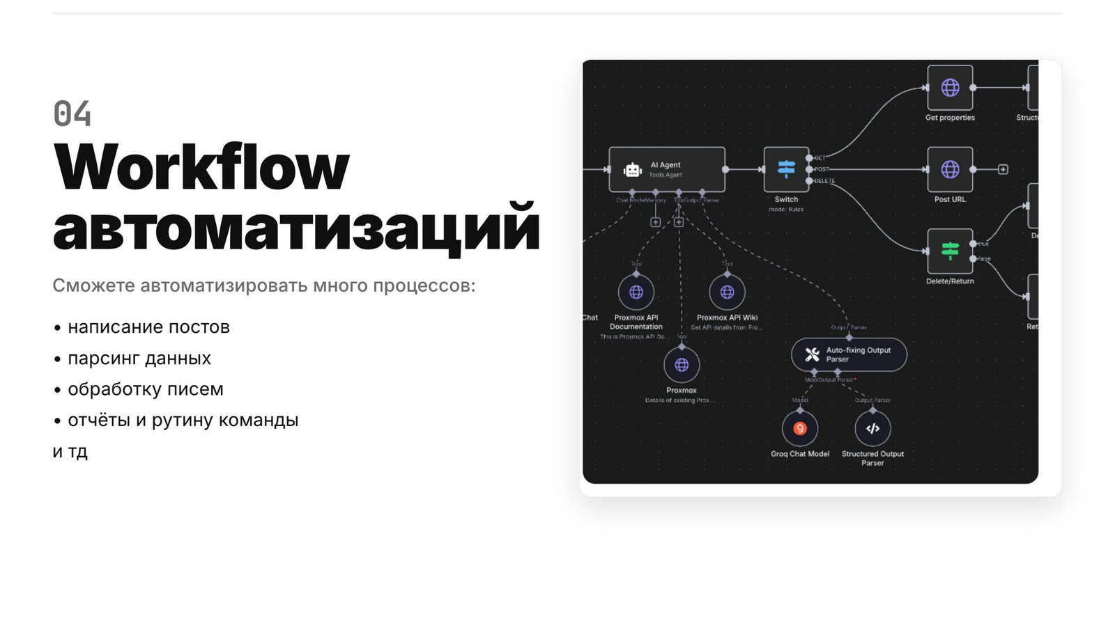 Workflow автоматизаций